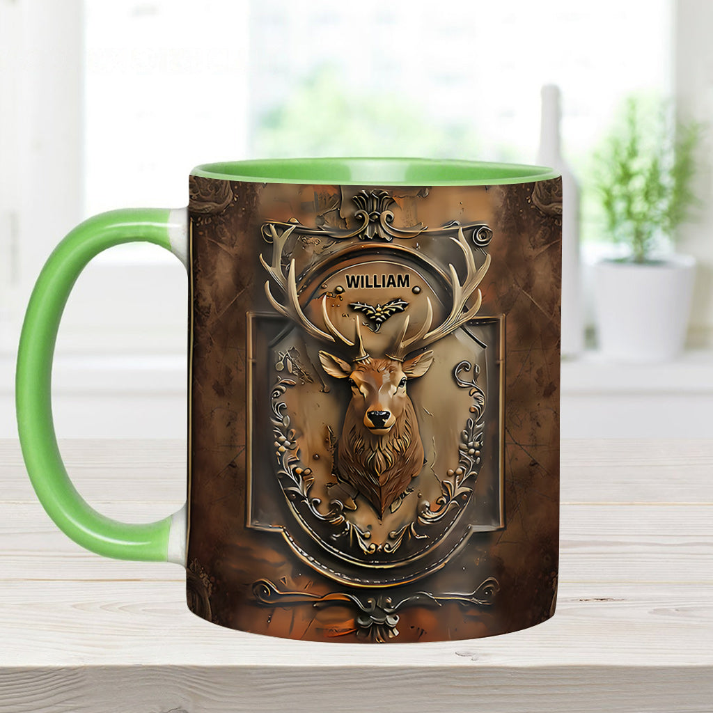 Hirschjäger - Personalisierter Becher mit Jagdmotiv