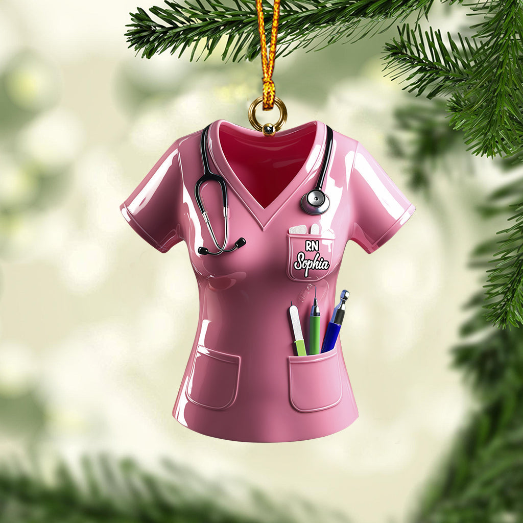 Christmas Nurse - Personalized Nurse Ornament