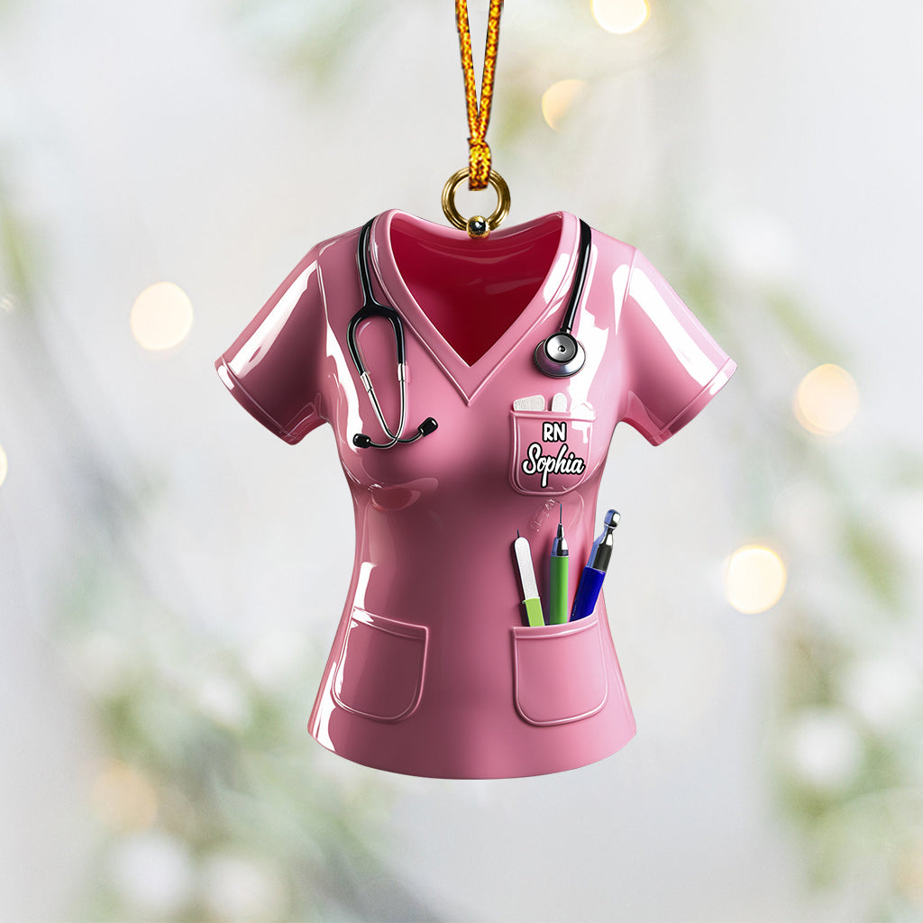 Christmas Nurse - Personalized Nurse Ornament