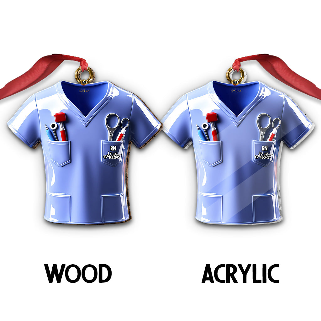 Christmas Nurse - Personalized Nurse Ornament