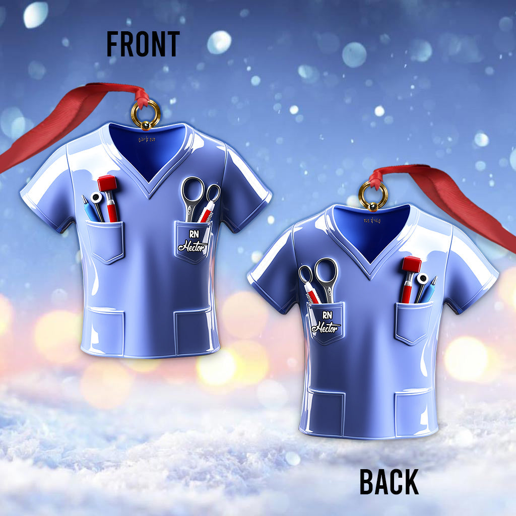 Christmas Nurse - Personalized Nurse Ornament