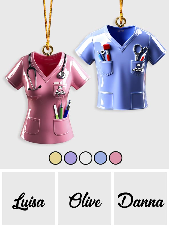 Christmas Nurse - Personalized Nurse Ornament