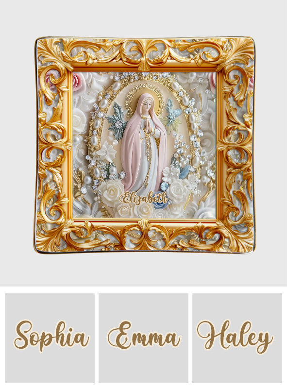 Personalisierte christliche Schmuckschale mit Volldruck