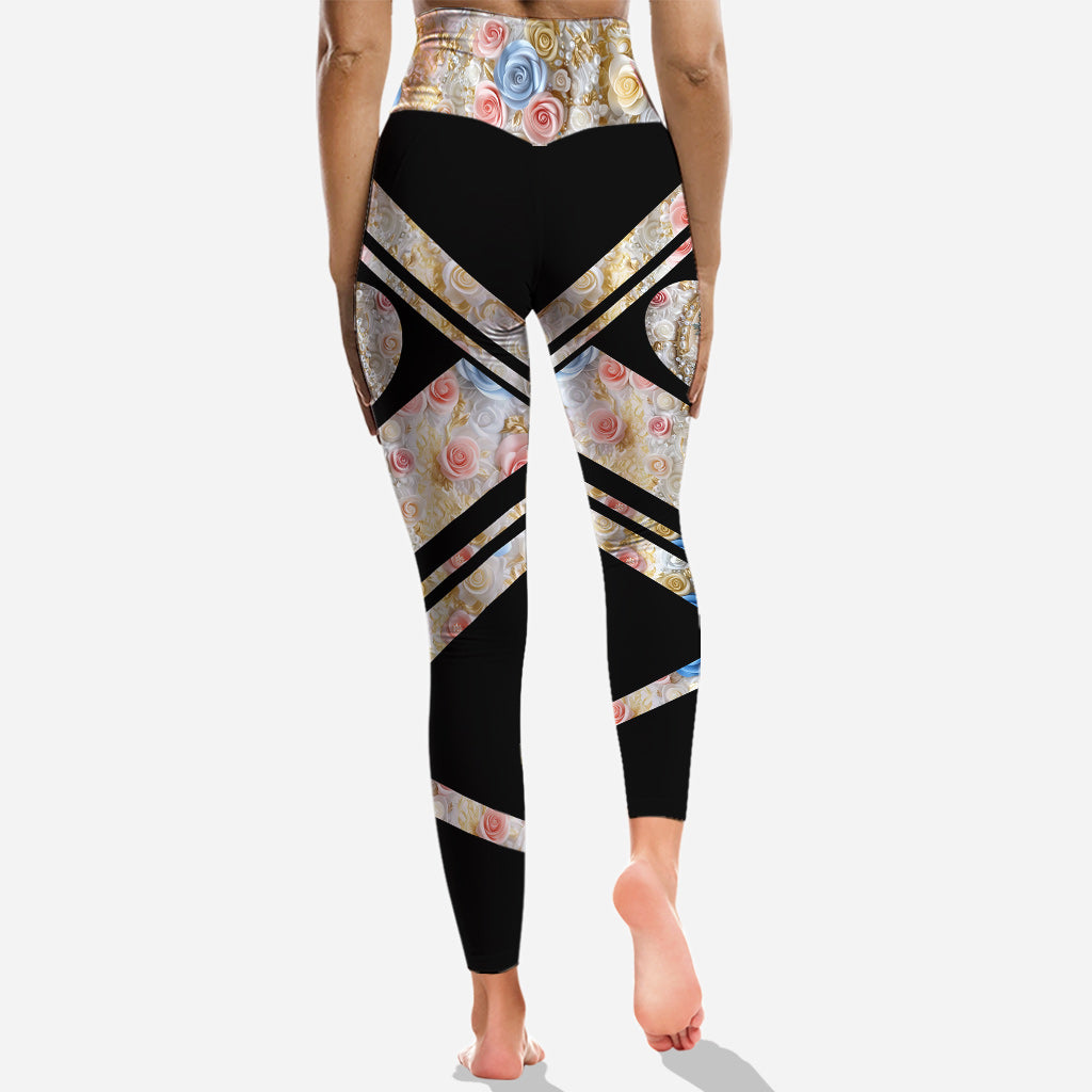 Personalisierter christlicher Hoodie und Leggings für Gläubige