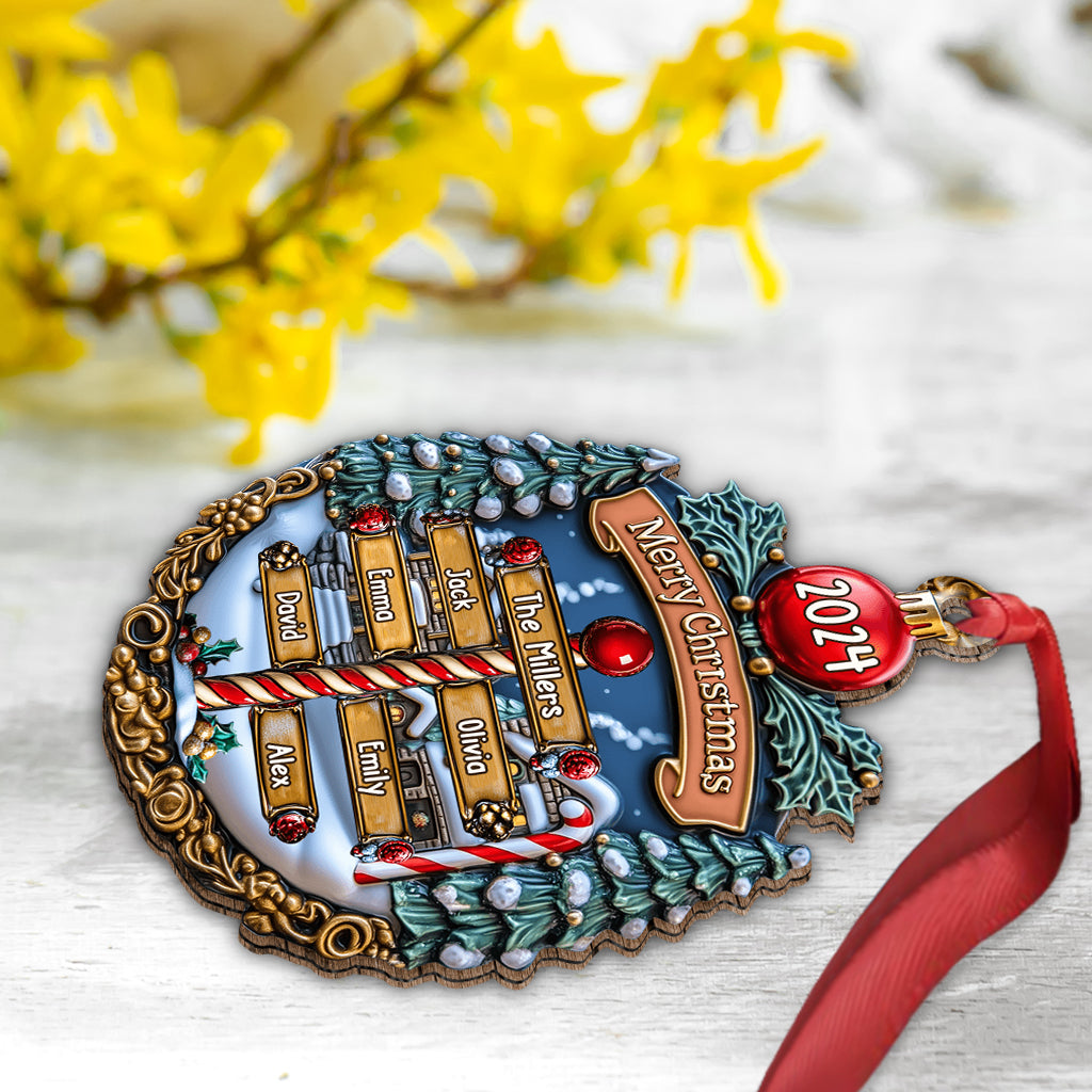 Frohe Weihnachten 2024 – Personalisierter Familienschmuck