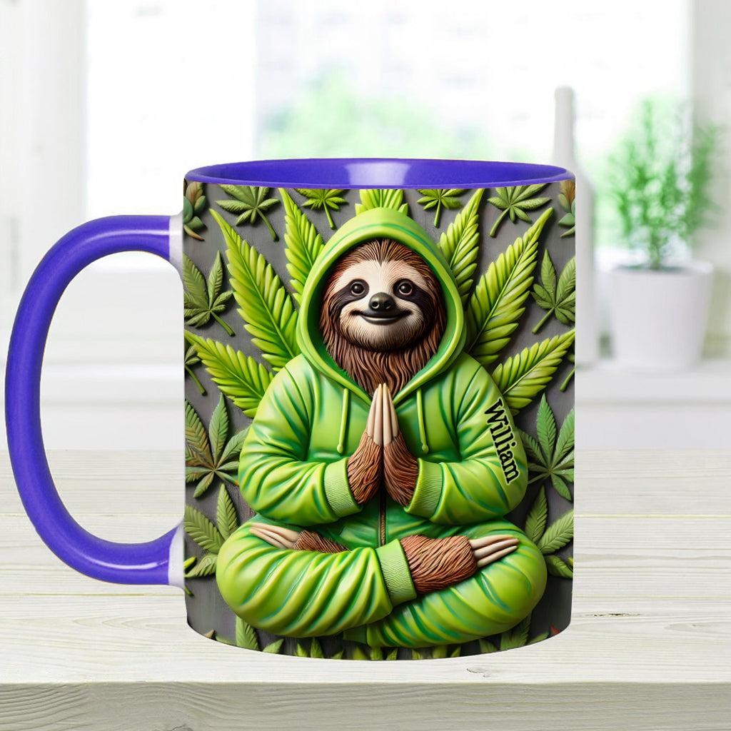 Inhale The Goodshit - Personalized Weed Accent Mug