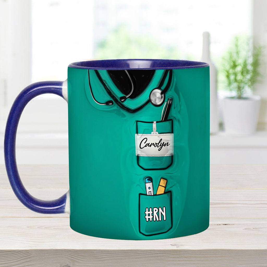 Cluster F*ck Fixer - Personalized Nurse Accent Mug
