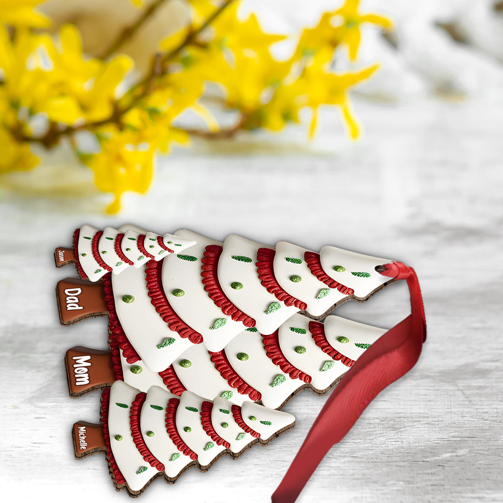 Weihnachtsschmuck für die Familie – Personalisierter Familienschmuck