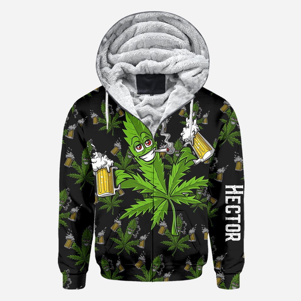 Hight Life – Personalisiertes Weed-All-Over-Shirt