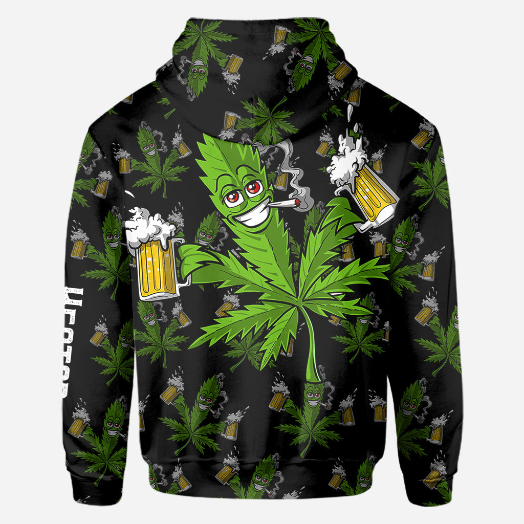 Hight Life – Personalisiertes Weed-All-Over-Shirt