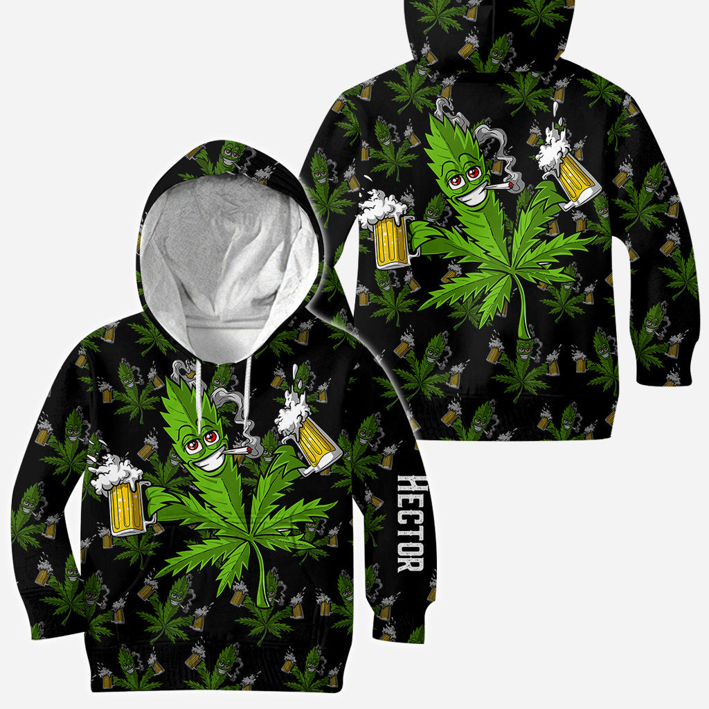 Hight Life – Personalisiertes Weed-All-Over-Shirt