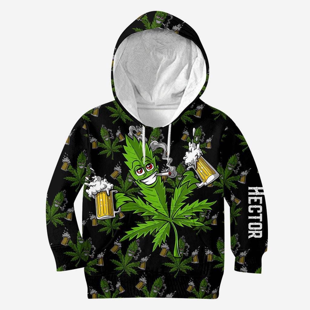 Hight Life – Personalisiertes Weed-All-Over-Shirt
