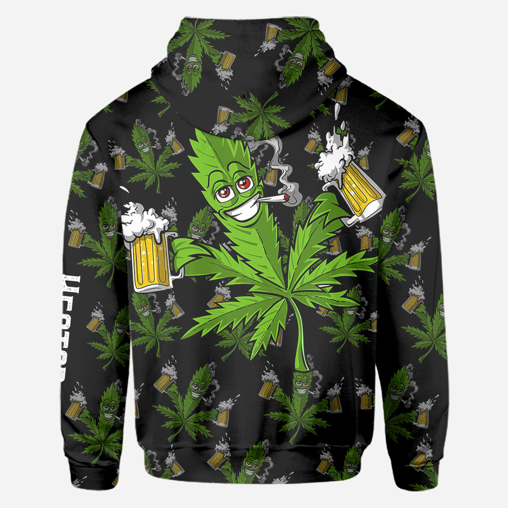 Hight Life – Personalisiertes Weed-All-Over-Shirt