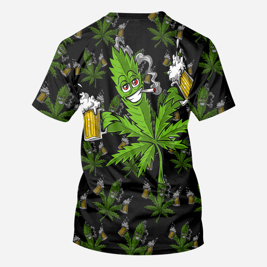 Hight Life – Personalisiertes Weed-All-Over-Shirt