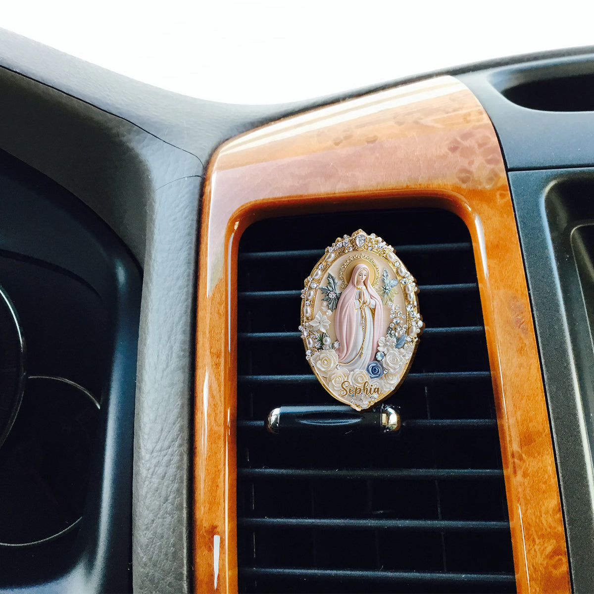 Believer - Personalized Christian Shaped Car Visor Clip