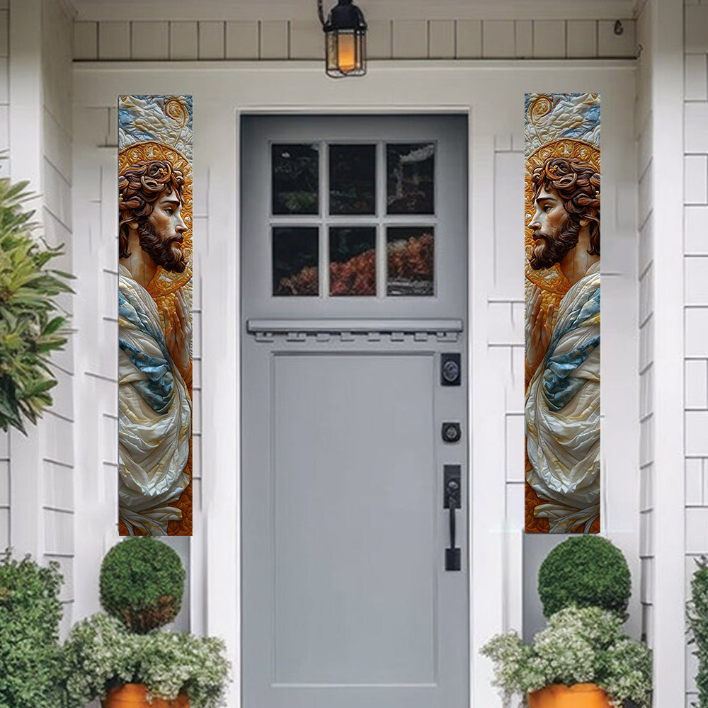 Gott ist immer bei uns – Christliches Türschild