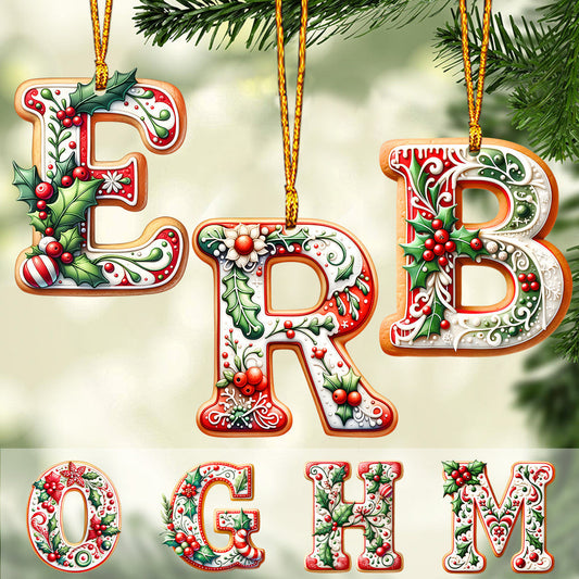 Weihnachtsbrief-Anhänger für die Familie – Personalisierter Familienschmuck