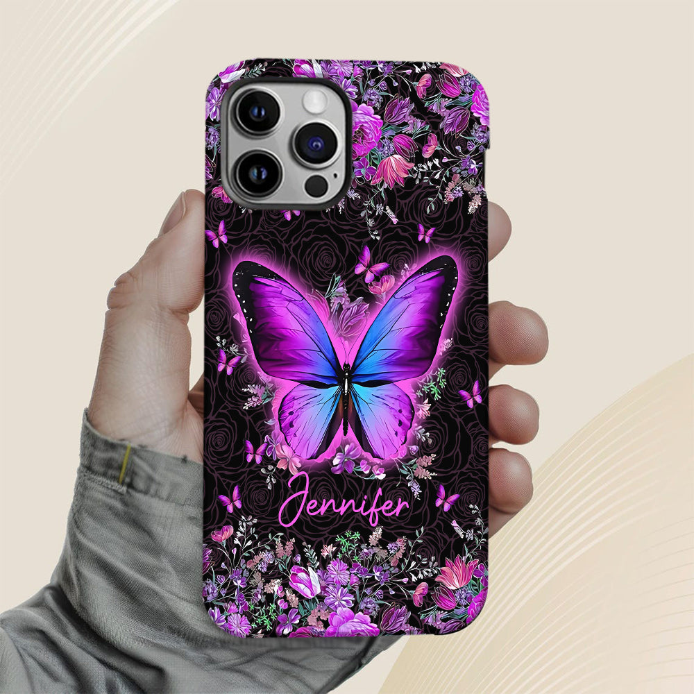 Love Butterflies - Personalized Butterfly Full Print Phone Case