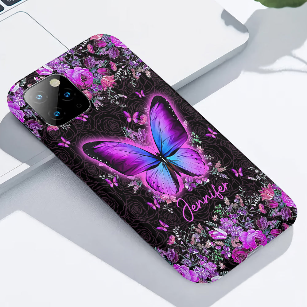 Love Butterflies - Personalized Butterfly Full Print Phone Case