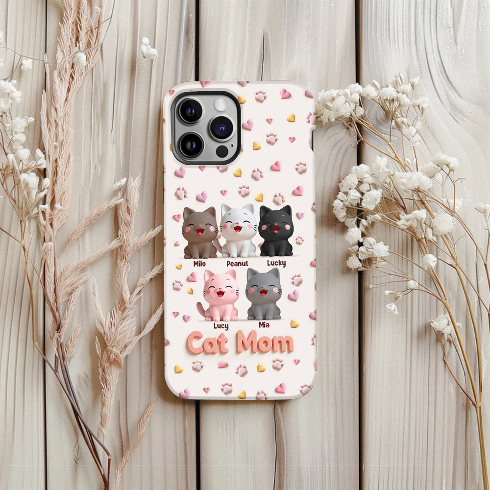 Katzenmama – Personalisierte Handyhülle mit Katzenmotiv