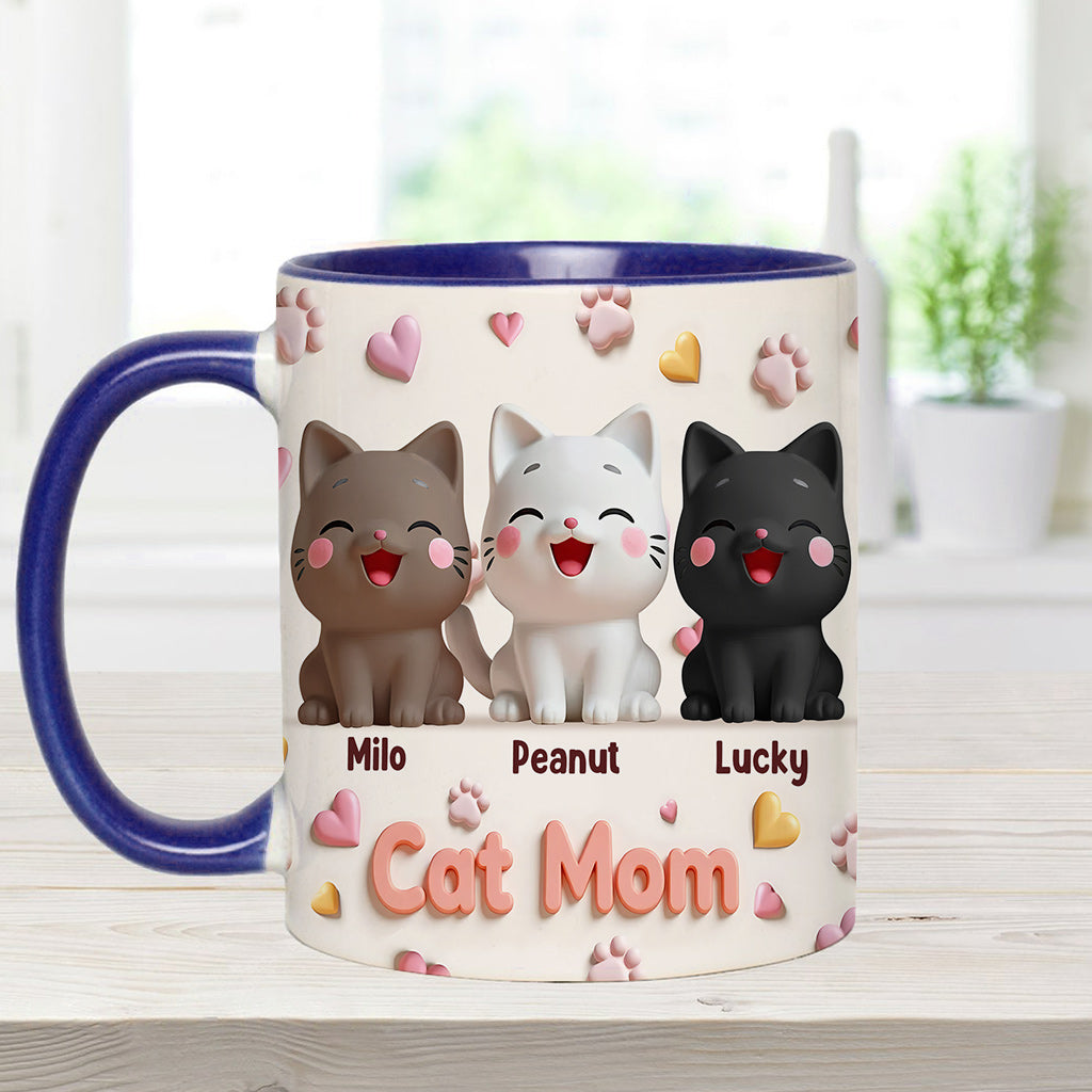 Personalisierte Tasse mit Katzenmotiv – perfekt für Katzenmama