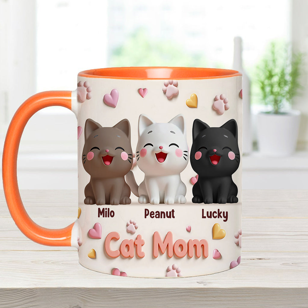 Personalisierte Tasse mit Katzenmotiv – perfekt für Katzenmama