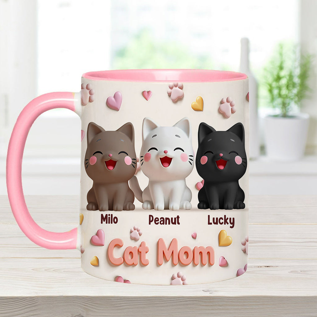 Personalisierte Tasse mit Katzenmotiv – perfekt für Katzenmama