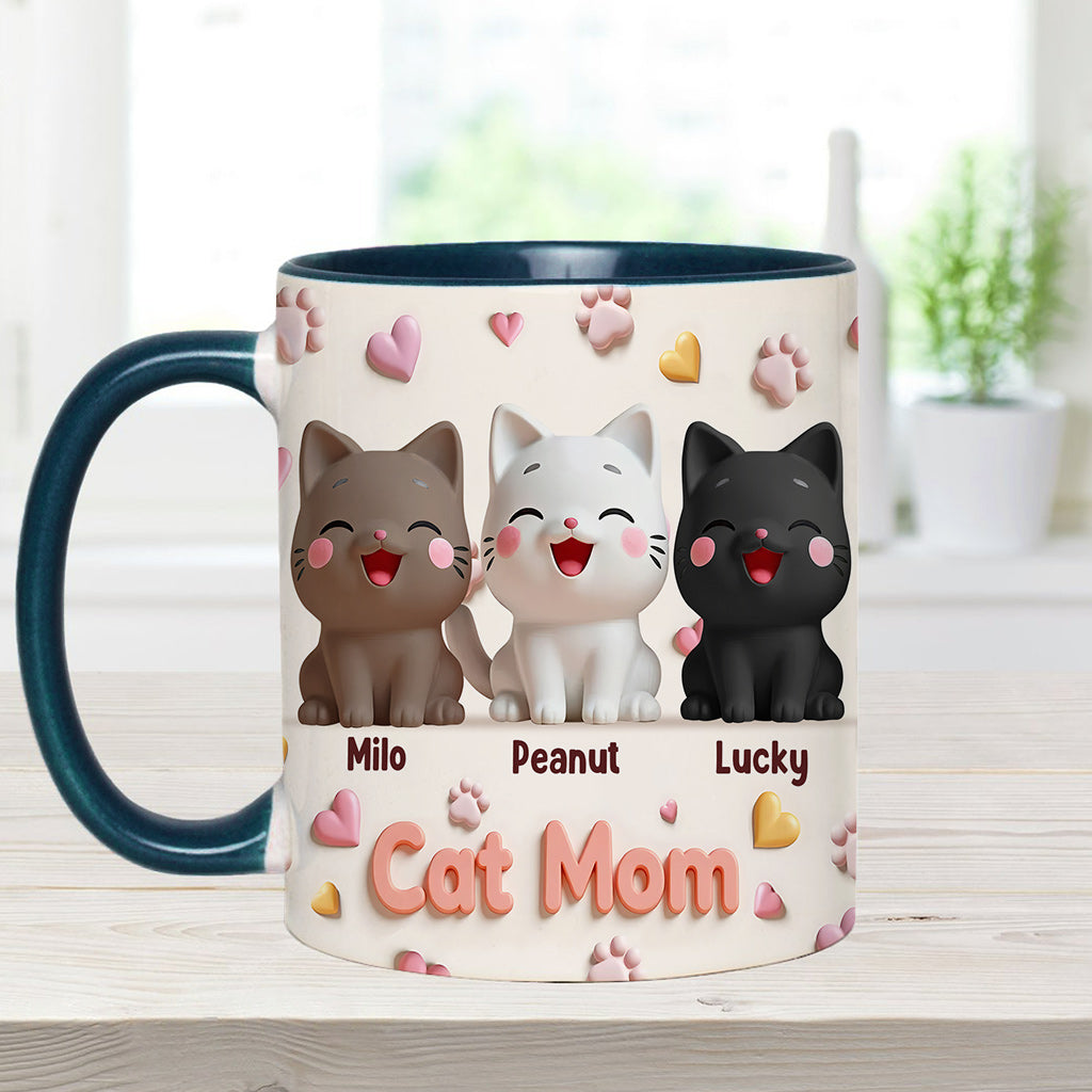 Personalisierte Tasse mit Katzenmotiv – perfekt für Katzenmama