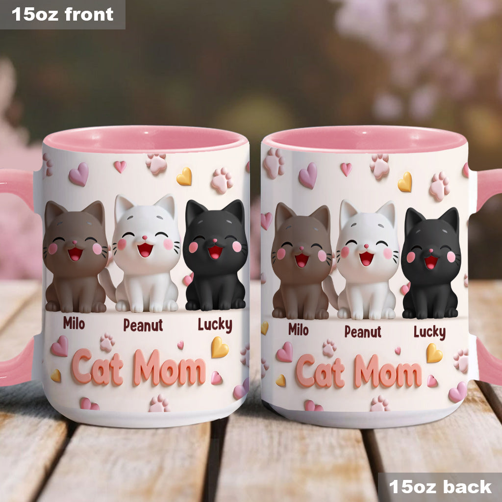 Personalisierte Tasse mit Katzenmotiv – perfekt für Katzenmama