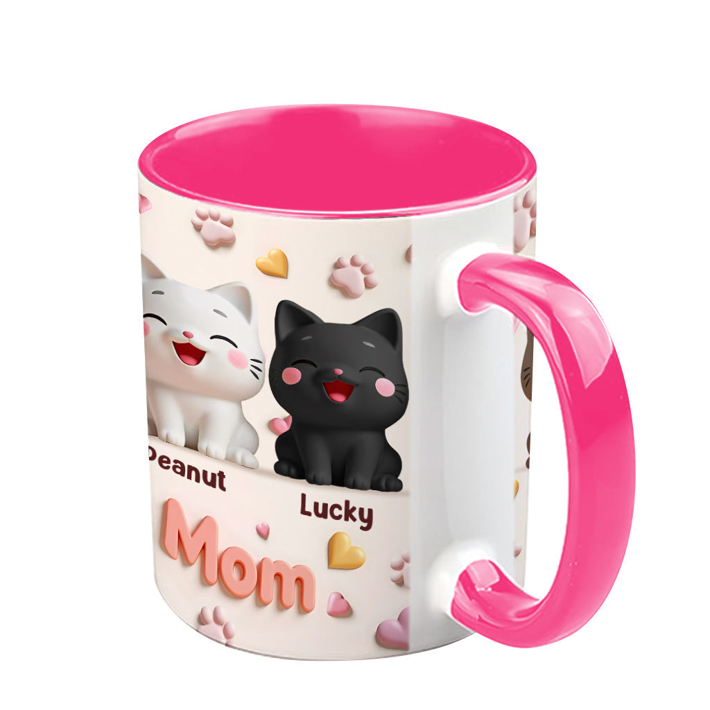 Personalisierte Tasse mit Katzenmotiv – perfekt für Katzenmama