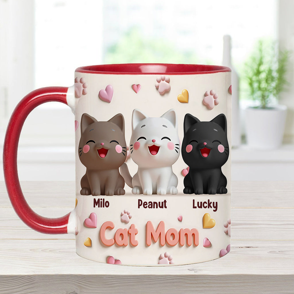 Personalisierte Tasse mit Katzenmotiv – perfekt für Katzenmama