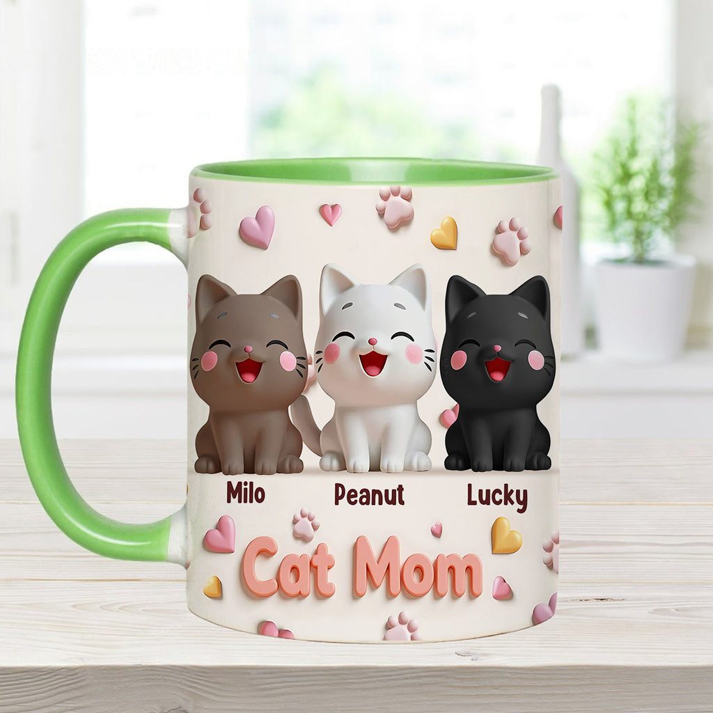 Personalisierte Tasse mit Katzenmotiv – perfekt für Katzenmama