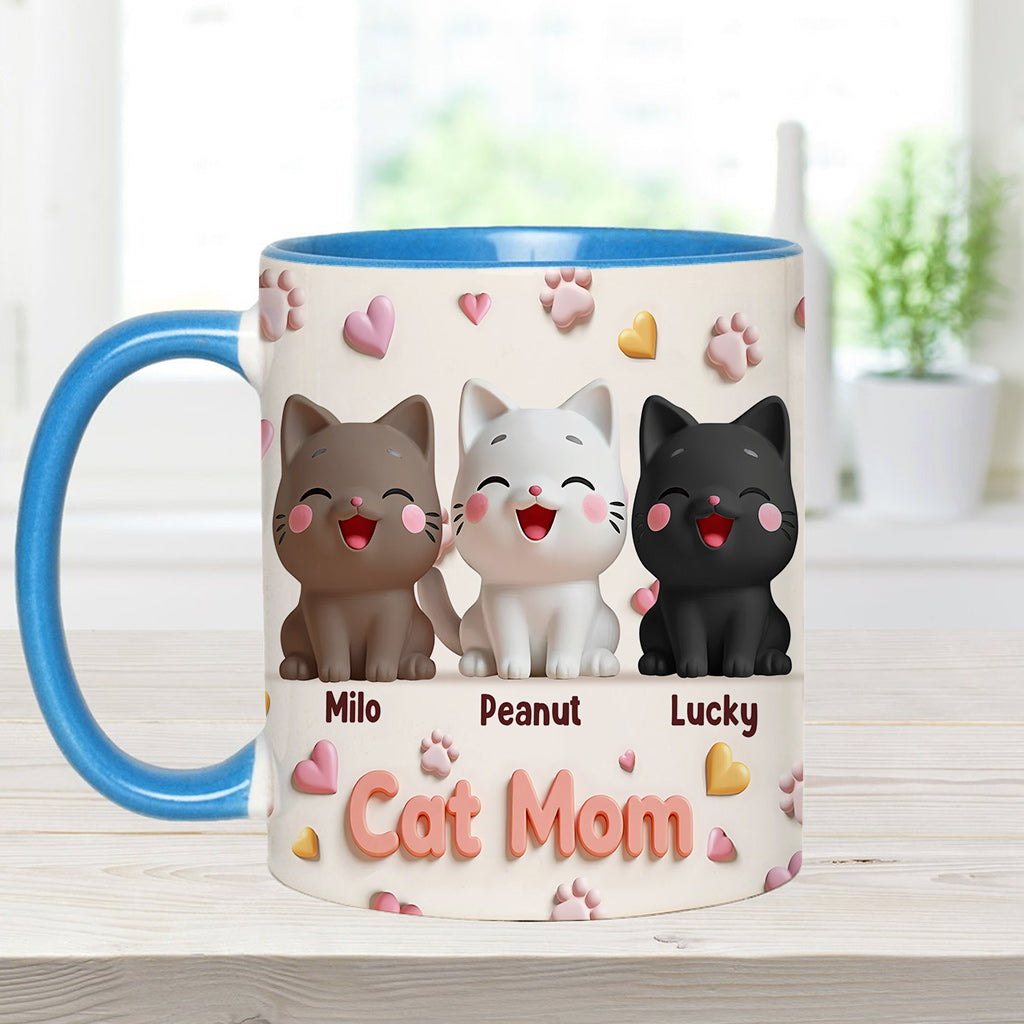 Personalisierte Tasse mit Katzenmotiv – perfekt für Katzenmama
