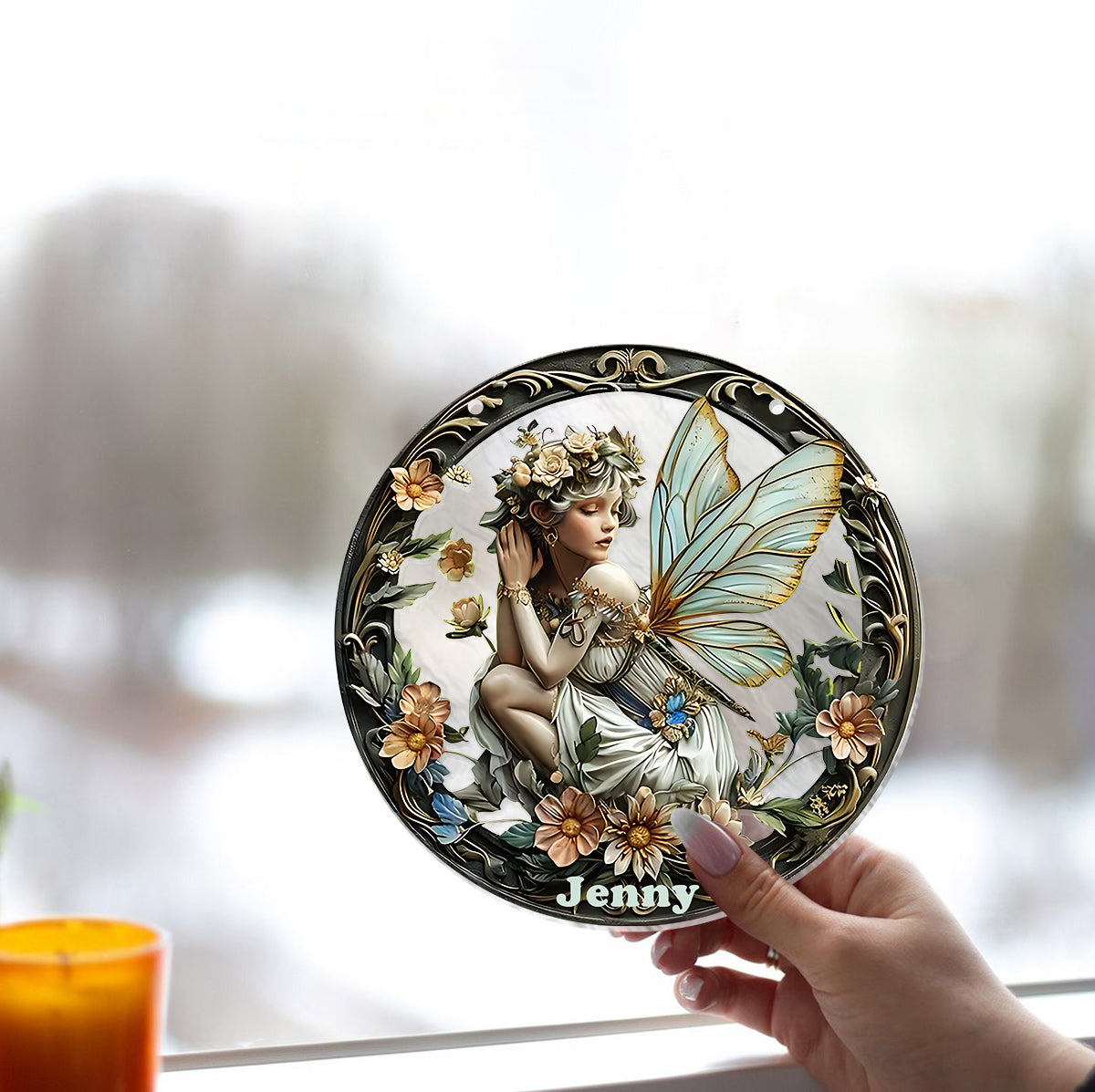 Ihr Garten – Personalisierter Garten-Fensterhänger-Sonnenfänger