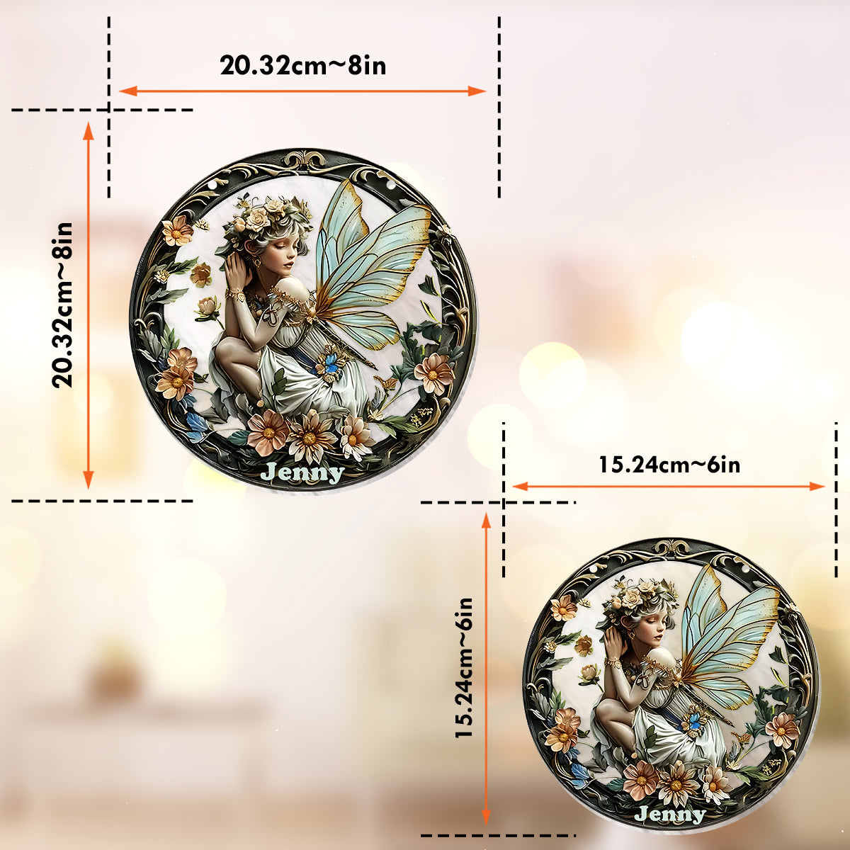 Ihr Garten – Personalisierter Garten-Fensterhänger-Sonnenfänger