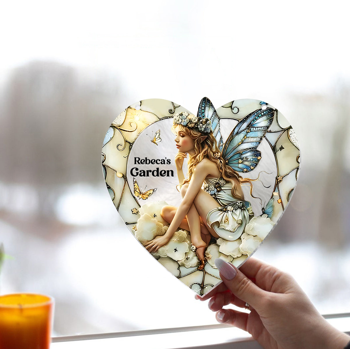 Ihr Garten – Personalisierter Garten-Fensterhänger-Sonnenfänger