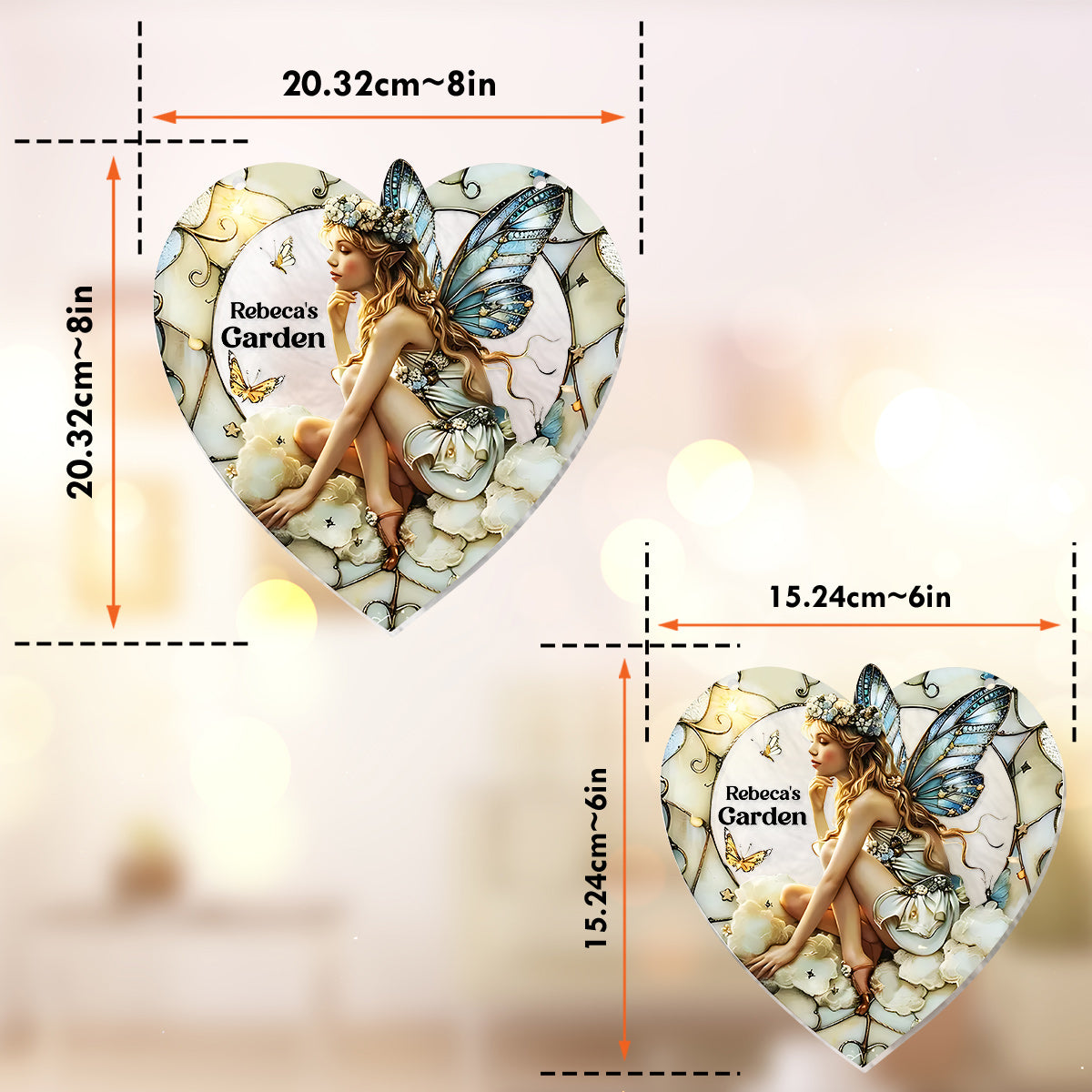 Ihr Garten – Personalisierter Garten-Fensterhänger-Sonnenfänger