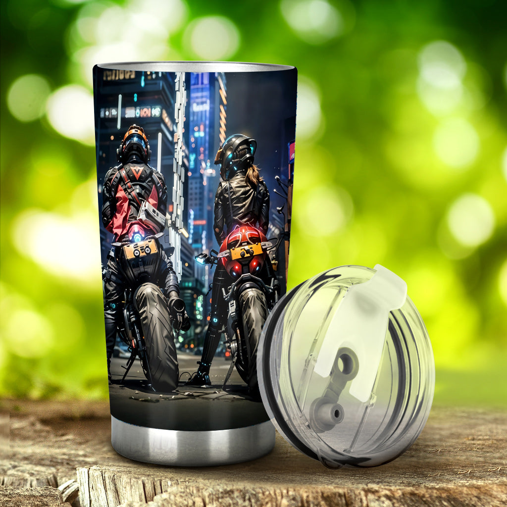 It's You & Me - Personalized Biker Tumbler