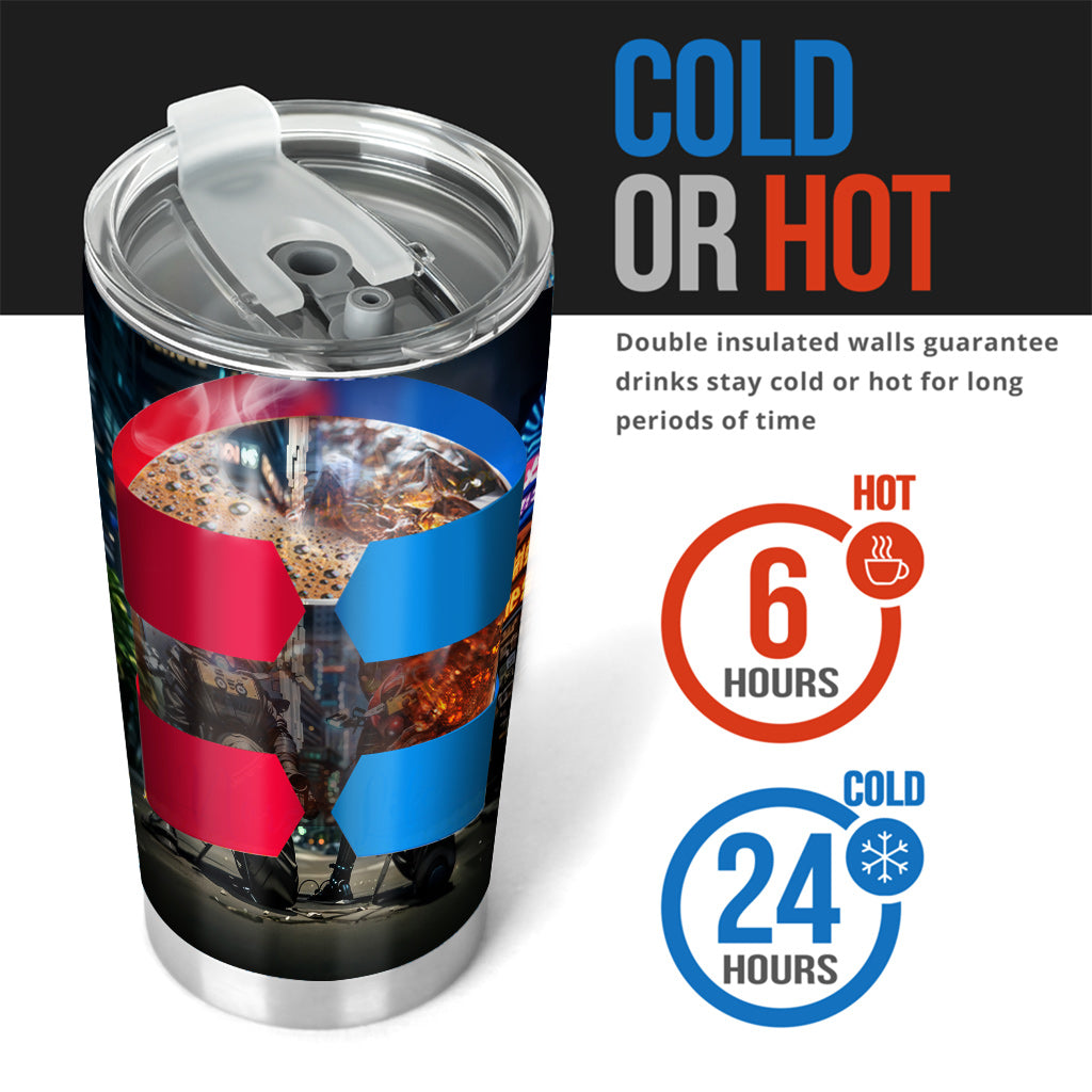 It's You & Me - Personalized Biker Tumbler