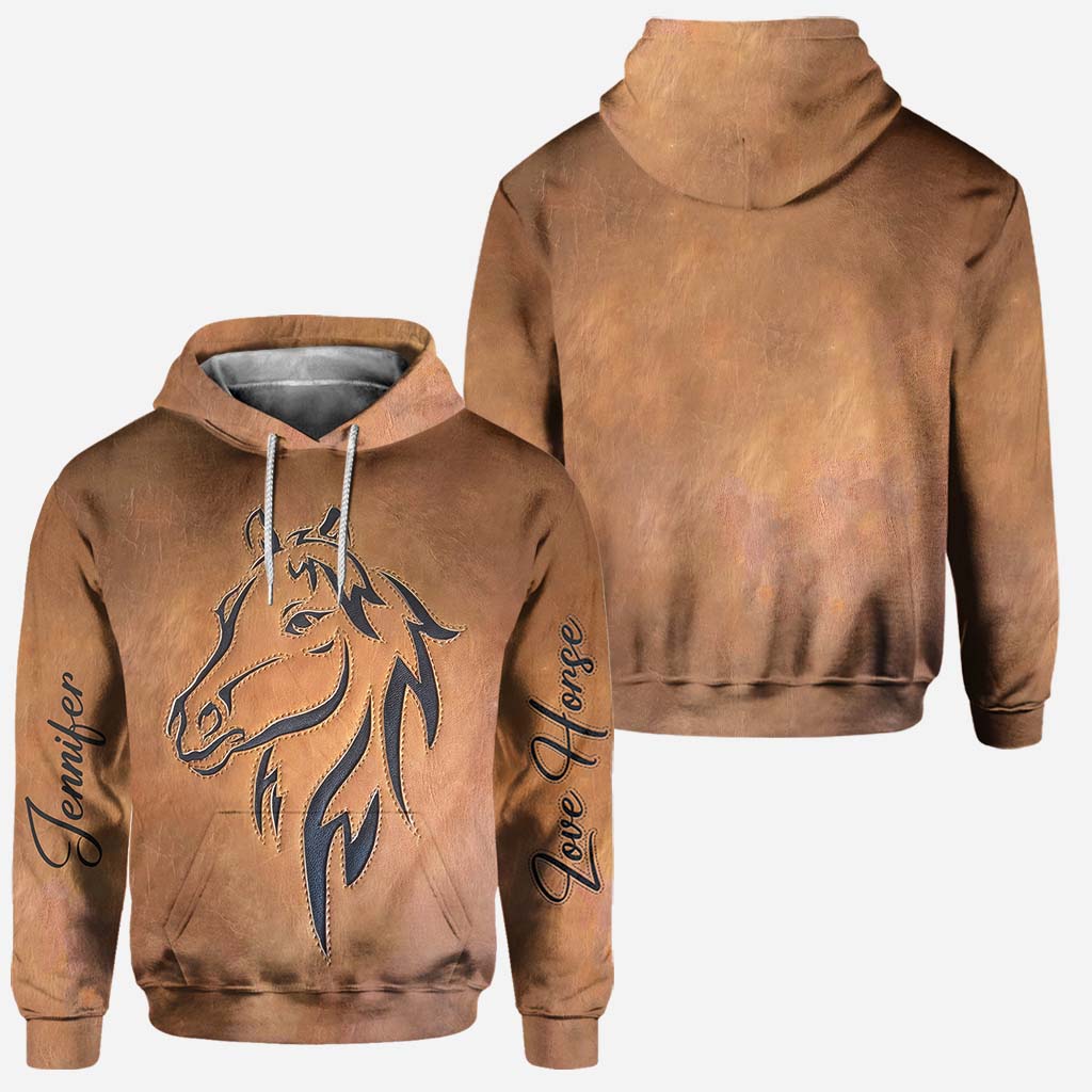Liebe zum Pferd – Personalisierter Pferde-Hoodie und Leggings