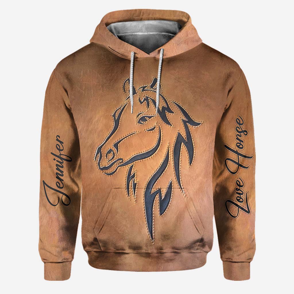 Liebe zum Pferd – Personalisierter Pferde-Hoodie und Leggings