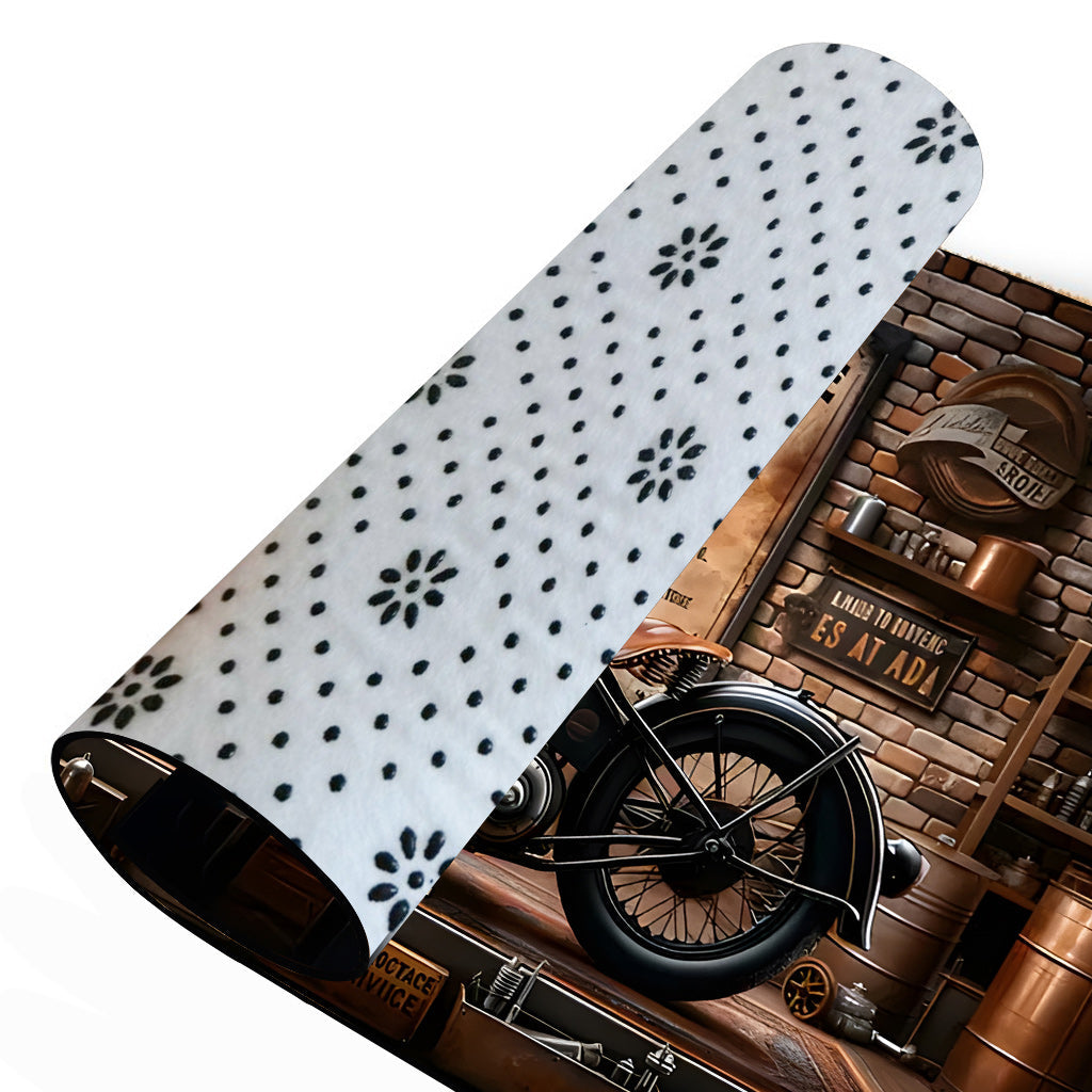 Legens Never Die – Personalisierter Biker-Teppich