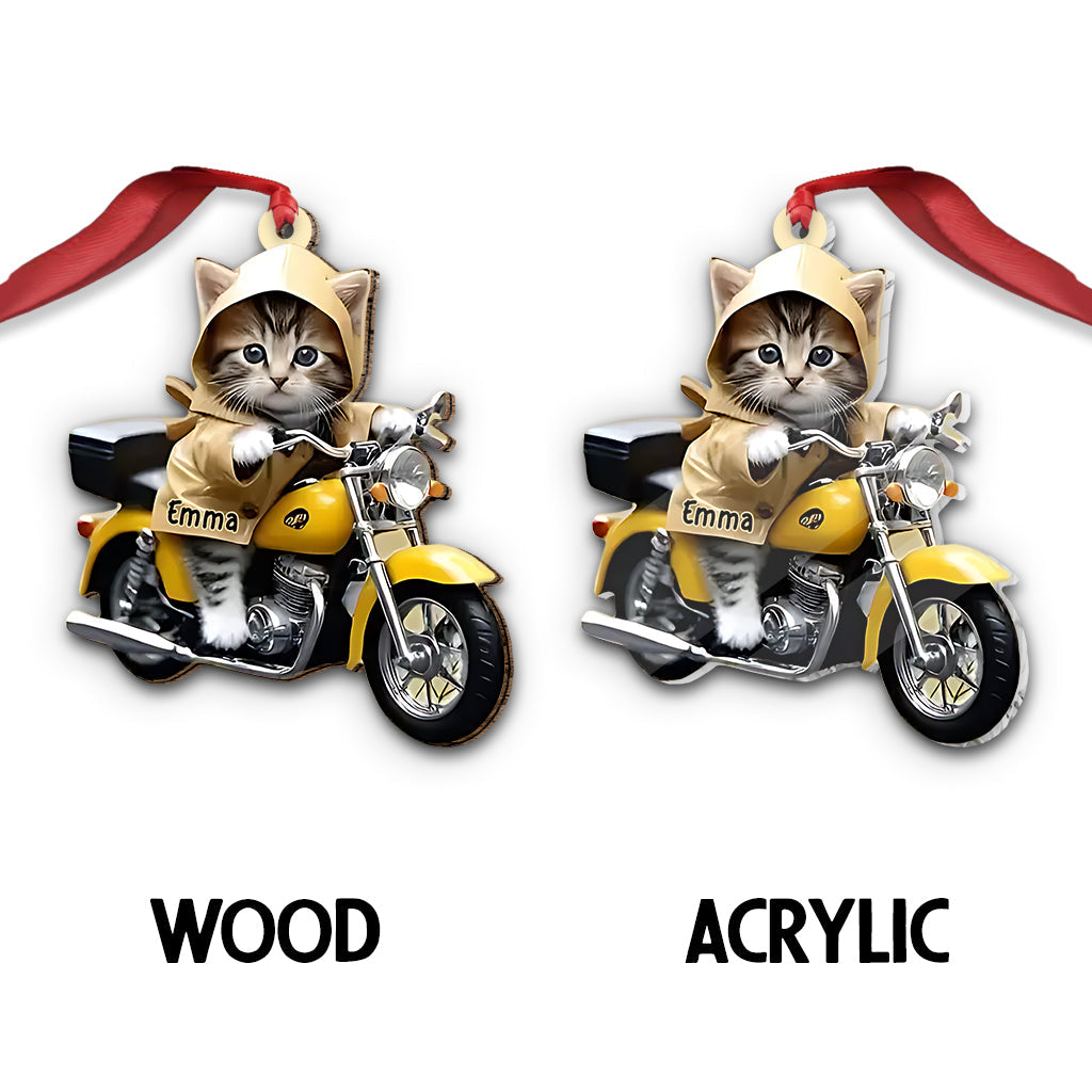 Cute Biker - Personalized Biker Ornament