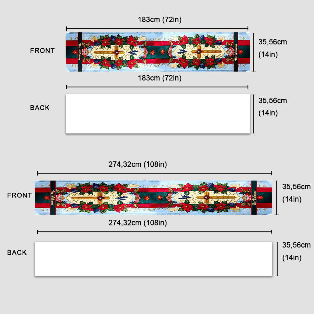 Glaube – Personalisierter christlicher Tischläufer