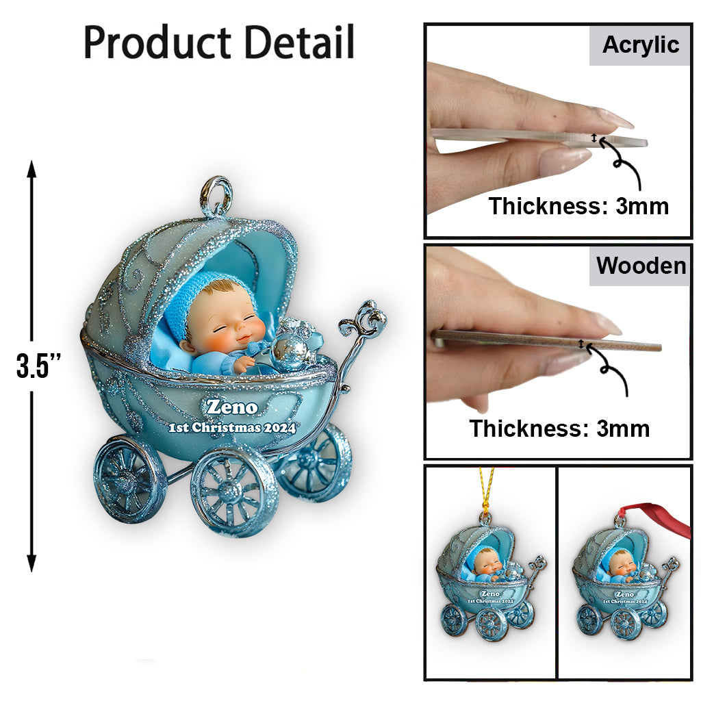 Erstes Weihnachtsfest für Babys – Personalisierter Familienschmuck