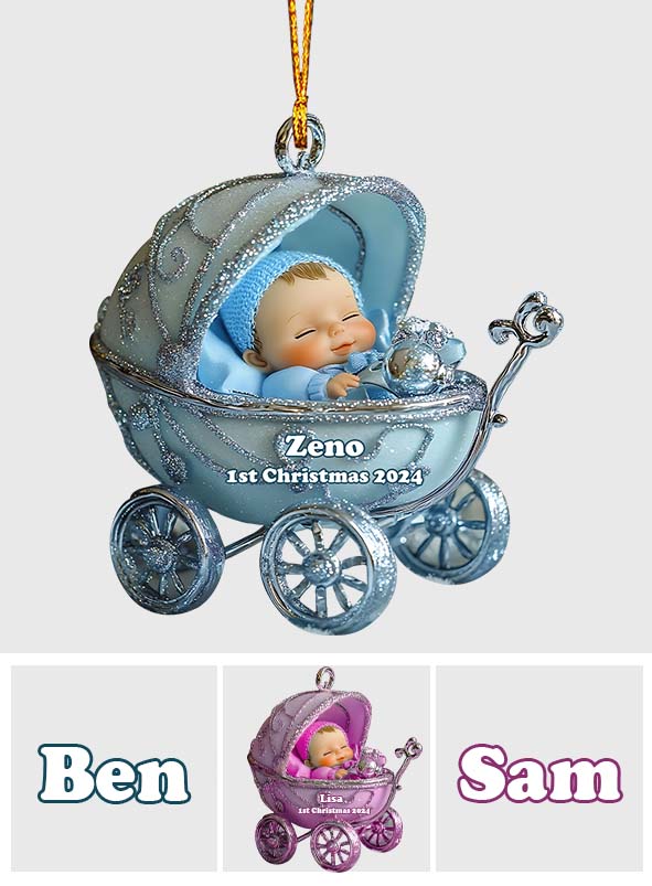 Erstes Weihnachtsfest für Babys – Personalisierter Familienschmuck