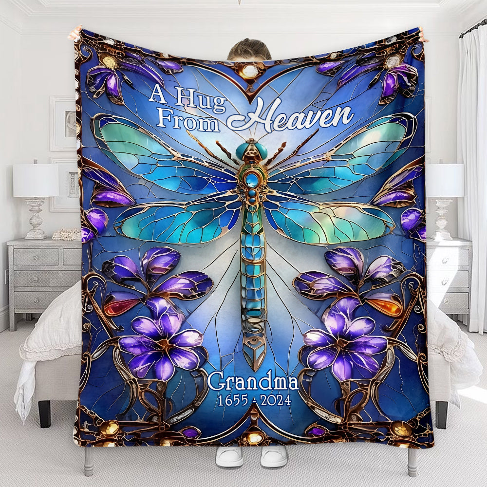 A Hug From Heaven - Personalized Memorial Blanket