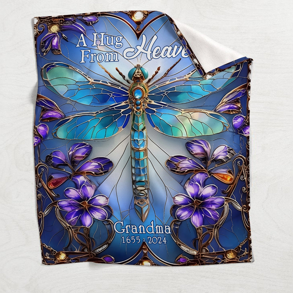 A Hug From Heaven - Personalized Memorial Blanket