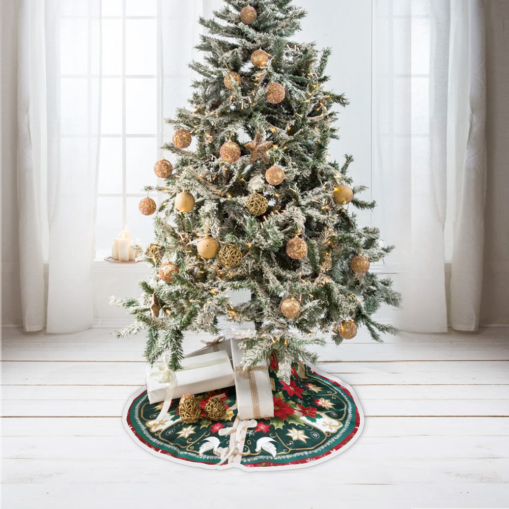 Heilige Familie – Personalisierter christlicher Weihnachtsbaumrock