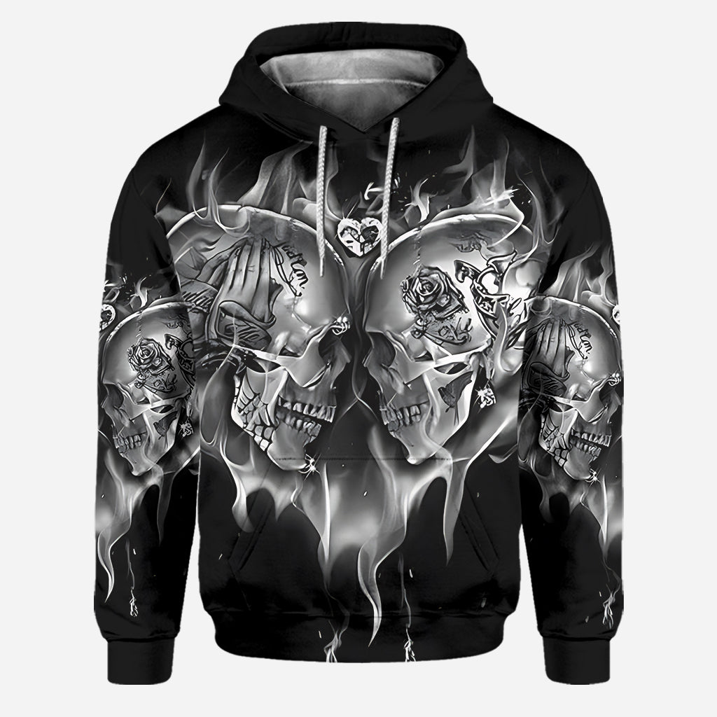 Liebe Totenköpfe – Personalisierter Totenkopf-Hoodie und Leggings